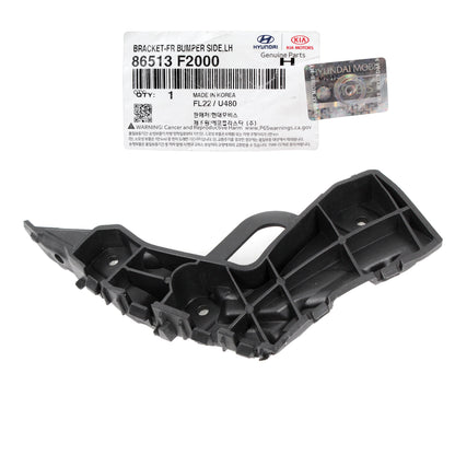 GENUINE Front Bumper Bracket LEFT & RIGHT for 17-18 Hyundai Elantra 86514F2000