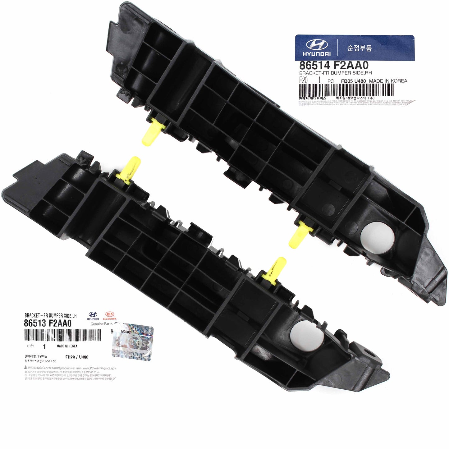 GENUINE Hyundai Elantra 19-20 for Front Bumper Bracket PASSENGER 86514F2AA0