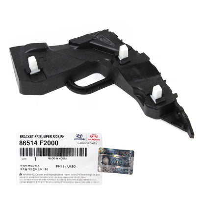GENUINE Front Bumper Bracket LEFT & RIGHT for 17-18 Hyundai Elantra 86514F2000