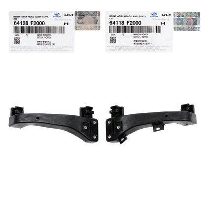 GENUINE Headlight Support Bracket RIGHT for 17-20 Hyundai Elantra 64128F2000
