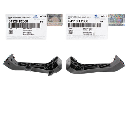 GENUINE Headlight Support Bracket RIGHT for 17-20 Hyundai Elantra 64128F2000