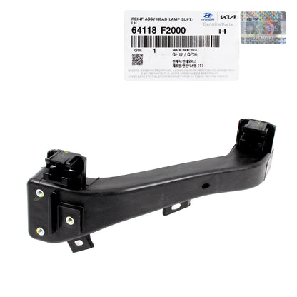 GENUINE Headlight Support Bracket LEFT for 17-20 Hyundai Elantra 64118F2000