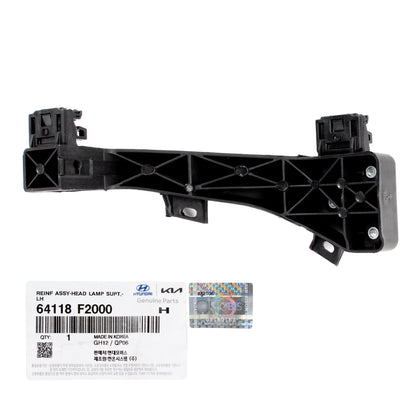 GENUINE Headlight Support Bracket LEFT for 17-20 Hyundai Elantra 64118F2000