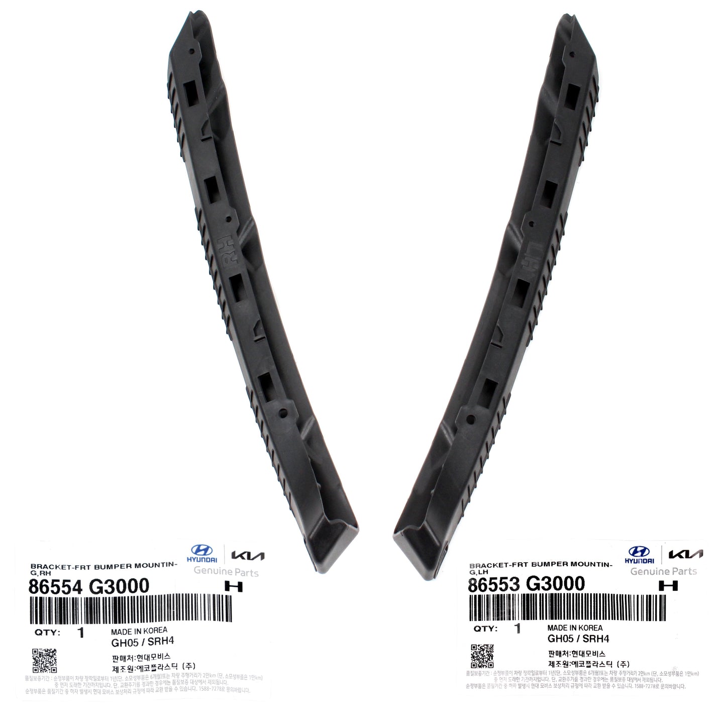 GENUINE Hyundai Elantra GT 2018-2020 for Front Bumper Bracket RIGHT 86554G3000