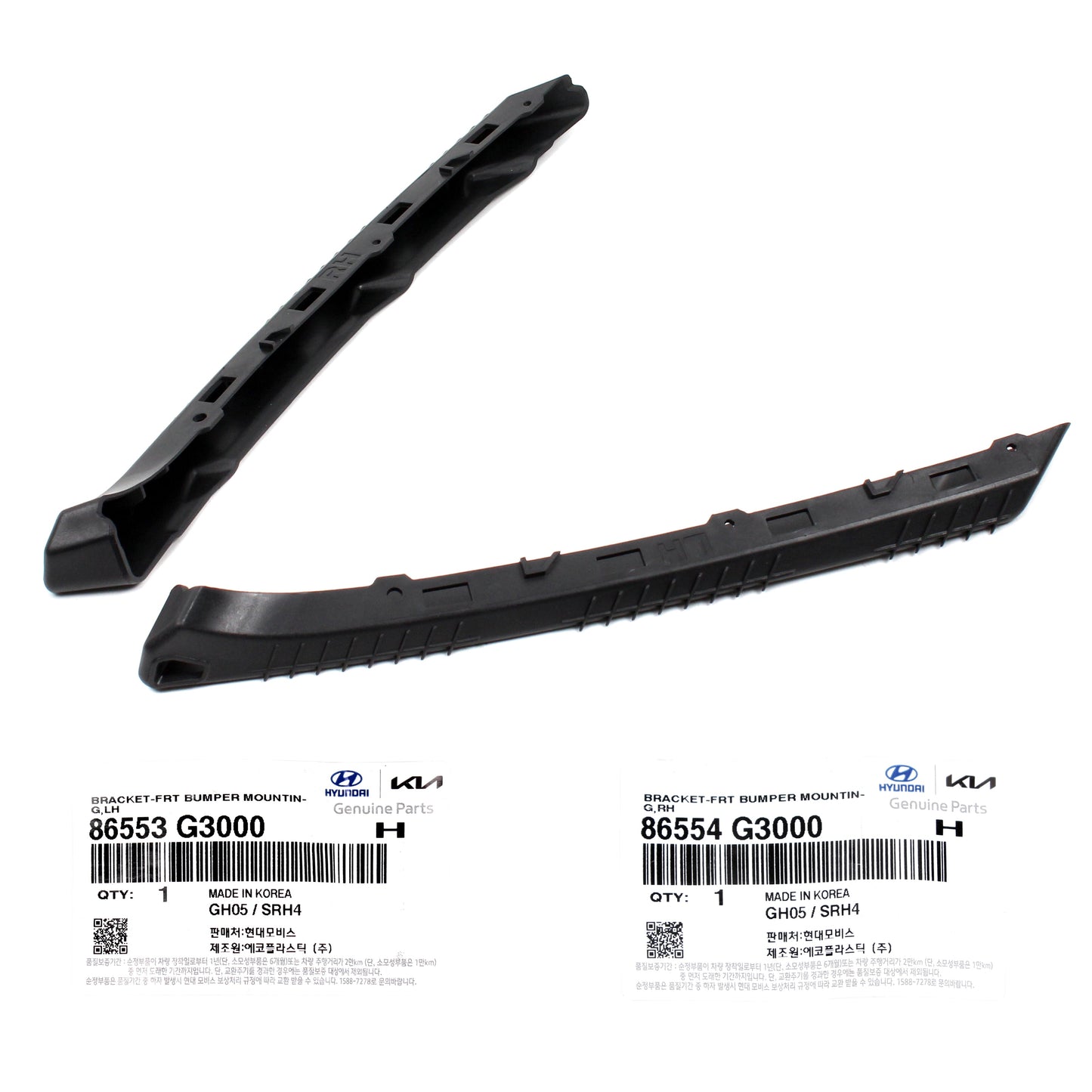 GENUINE Hyundai Elantra GT 2018-2020 for Front Bumper Bracket RIGHT 86554G3000