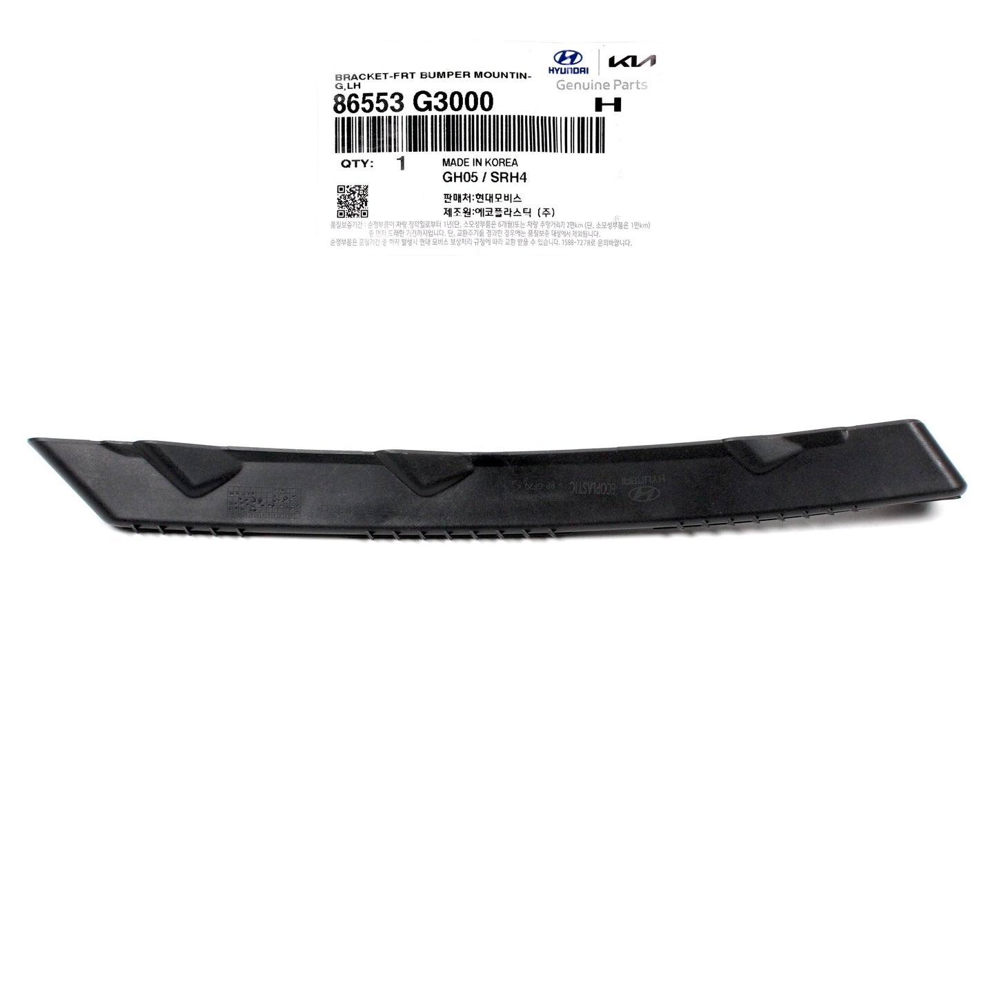 GENUINE Hyundai Elantra GT 18-20 for Front Bumper Bracket LEFT DRIVER 86553G3000