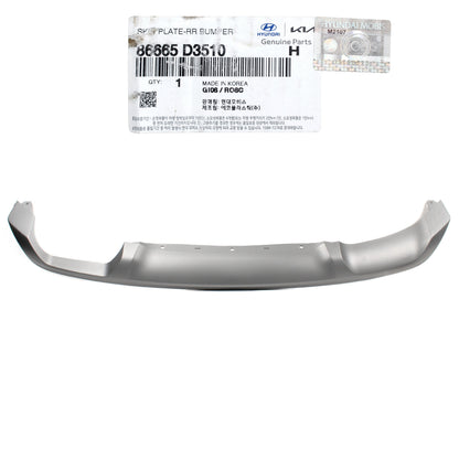 GENUINE Rear Bumper Skid Plate SILVER for 2019-2020 Hyundai Tucson 86665D3510