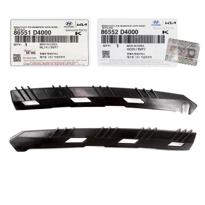 GENUINE Front Bumper Bracket PASSENGER Side for 16-20 Kia Optima 86552D4000