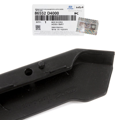 GENUINE Front Bumper Bracket PASSENGER Side for 16-20 Kia Optima 86552D4000