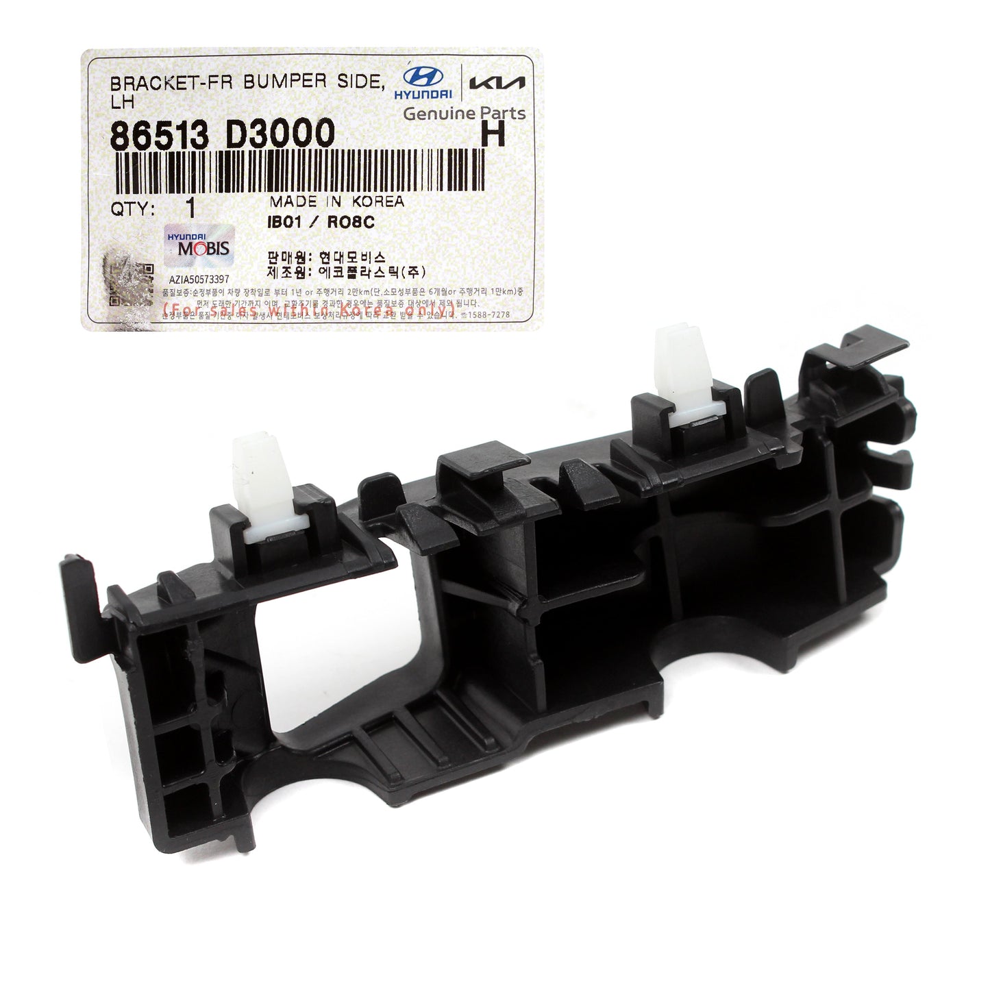 GENUINE Front Bumper Side Bracket PASSENGER RH for 16-21 Hyundai Tucson 86514D3000