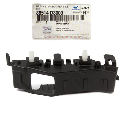GENUINE Front Bumper Side Bracket PASSENGER RH for 16-21 Hyundai Tucson 86514D3000