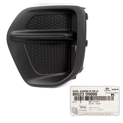 GENUINE Front Fog Lamp Blanking Cover LEFT for 17-19 Kia Sportage 86523D9000