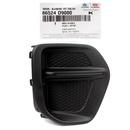 GENUINE Front Fog Lamp Blanking Cover RIGHT for 17-19 Kia Sportage 86524D9000