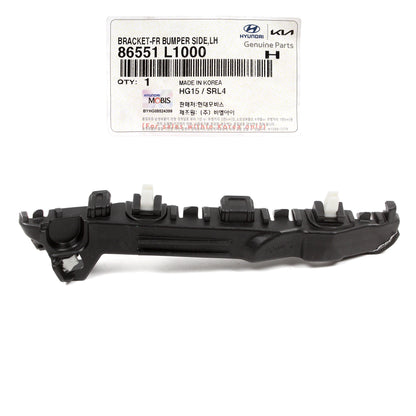 GENUINE Front Bumper Side Bracket LEFT LH for 20-23 Hyundai Sonata 86551L1000