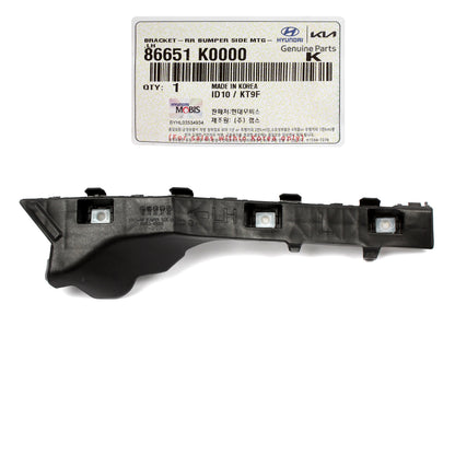 GENUINE Rear Bumper Side Bracket LEFT DRIVER for 2020-2023 Kia Soul 86651K0000