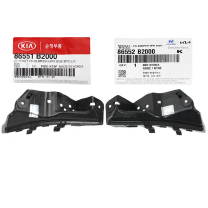 GENUINE Front Bumper Upper Bracket RIGHT PASSNGR for 14-19 Kia Soul 86552B2000