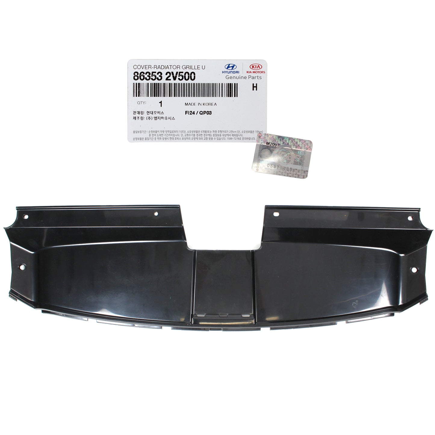 GENUINE Front Grille Upper Cover for 13-17 Hyundai Veloster Turbo 863532V500