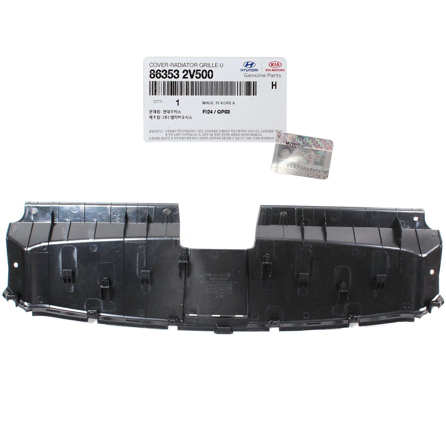 GENUINE Front Grille Upper Cover for 13-17 Hyundai Veloster Turbo 863532V500