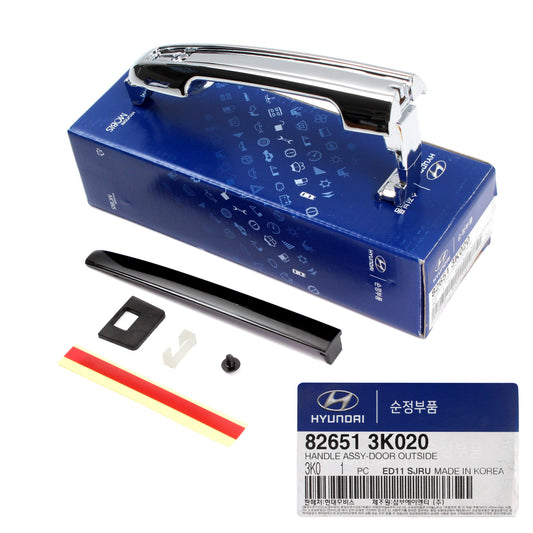 GENUINE Outside Door Handle Chrome for 2007-2008 Hyundai Sonata OEM 826513K020