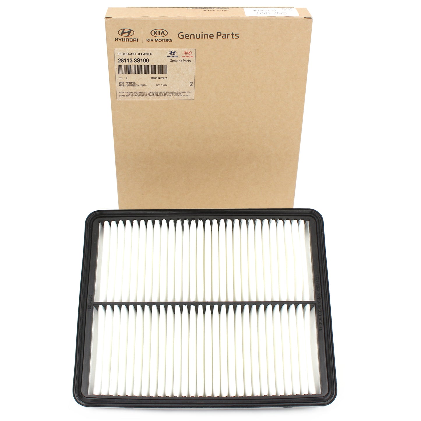 GENUINE Air Filter for 11-15 Sonata HYBRID 11-16 Cadenza Optima 281133S100