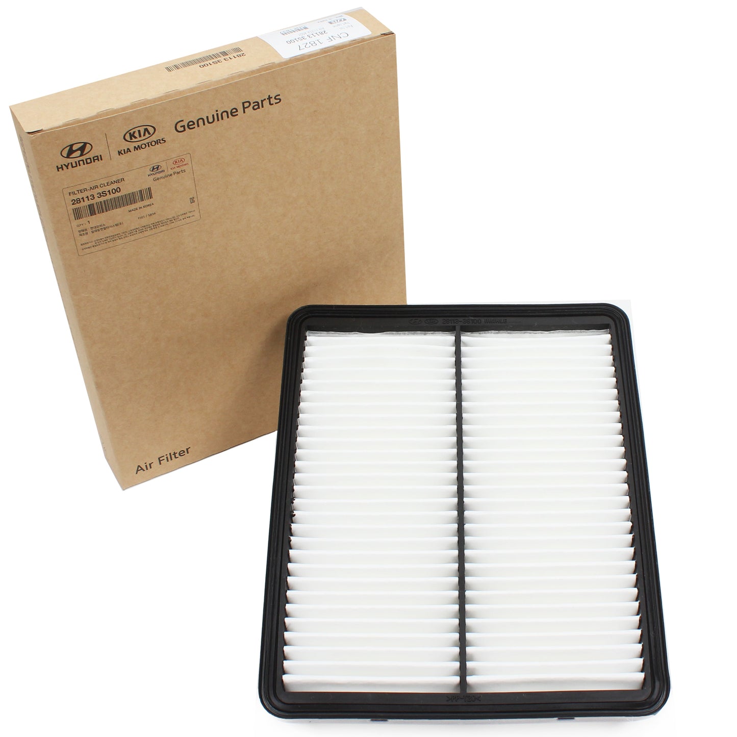 GENUINE Air Filter for 11-15 Sonata HYBRID 11-16 Cadenza Optima 281133S100