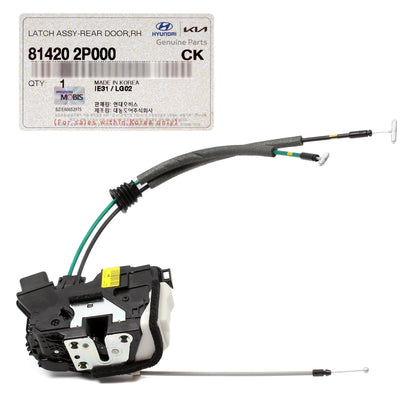 GENUINE OEM Door Lock Actuator REAR RIGHT for 2011-2015 Kia Sorento 814202P000