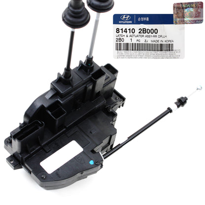 GENUINE Door Lock Latch Actuator REAR LEFT for 07-09 Santa Fe OEM 814102B000