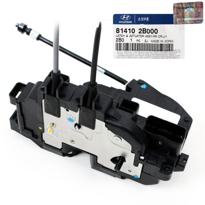 GENUINE Door Lock Latch Actuator REAR LEFT for 07-09 Santa Fe OEM 814102B000