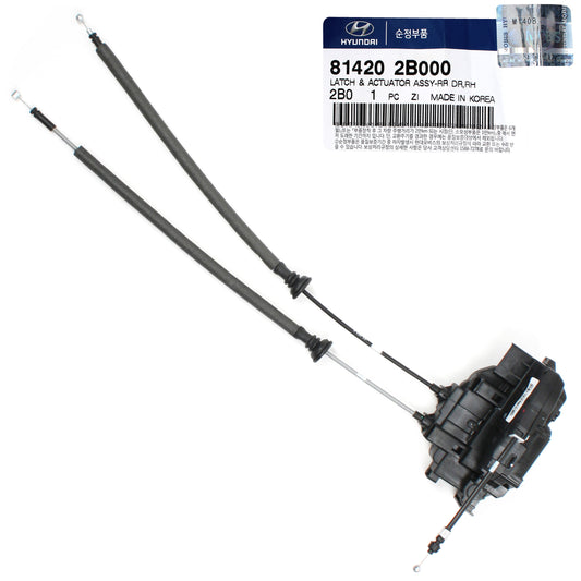 GENUINE Door Lock Actuator REAR RIGHT for 07-09 Hyundai Santa Fe OEM 814202B000