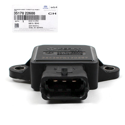 GENUINE Throttle Position Sensor Fits 2000-2010 Hyundai Kia OEM 3517022600