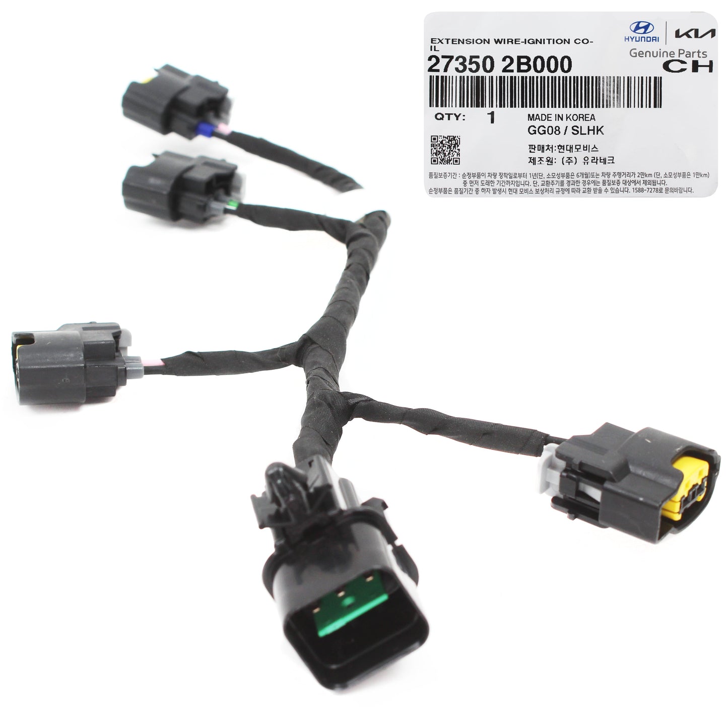 GENUINE Ignition Coil Wire Harness  2010-2014 Veloster Rio Soul 273502B000