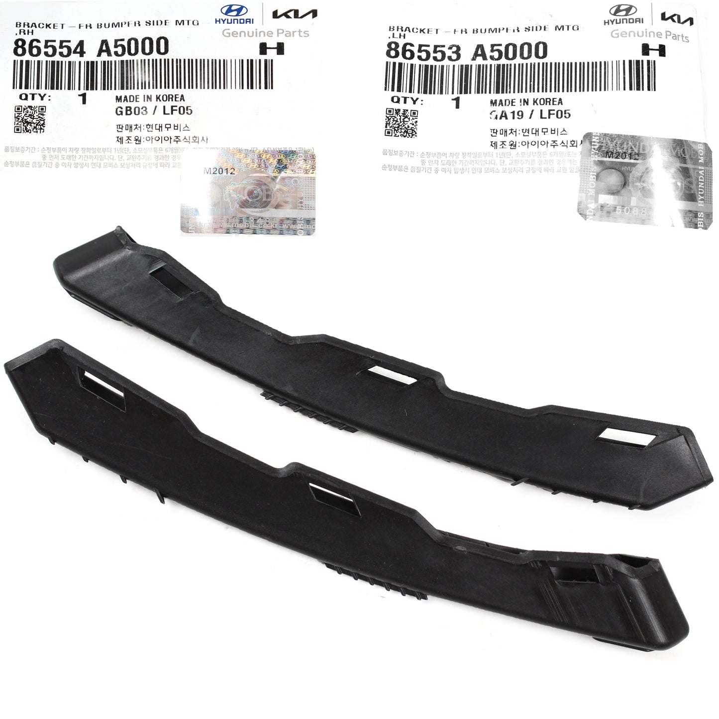 Front Bumper Bracket RIGHT PASSENGER OEM for 13-17 Hyundai Elantra GT 86554A5000