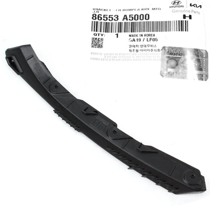Front Bumper Bracket LEFT DRIVER GENUINE for 13-17 Hyundai Elantra GT 86553A5000