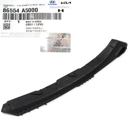 Front Bumper Bracket RIGHT PASSENGER OEM for 13-17 Hyundai Elantra GT 86554A5000