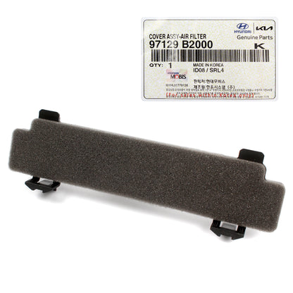 GENUINE Cabin Air Filter Access Cover for 2014-2019 Kia Soul 97129B2000