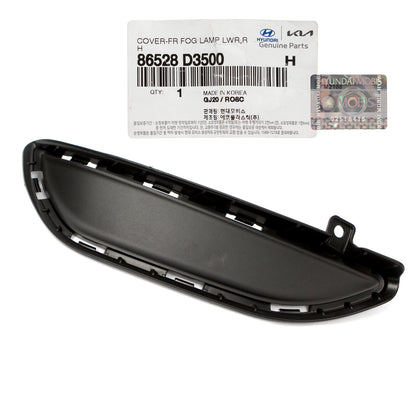 GENUINE Front Fog Lamp Cover RIGHT RH for 2019-2021 Hyundai Tucson 86528D3500