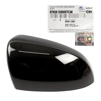 GENUINE Mirror Cover RIGHT PASSENGER for 16-21 Hyundai Tucson 87626D3000TCM