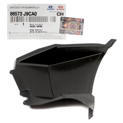 GENUINE Front Bumper Air Duct LEFT DRIVER for 2022-23 Hyundai Kona 86573J9CA0