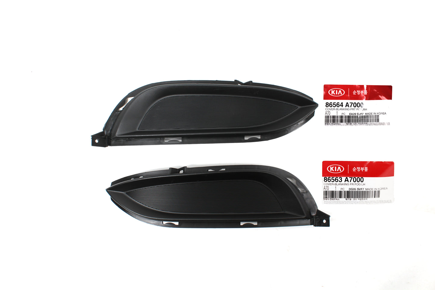 GENUINE Front Fog Hole Cover Passenger for 14-16 Kia Forte Sedan 86564A7000