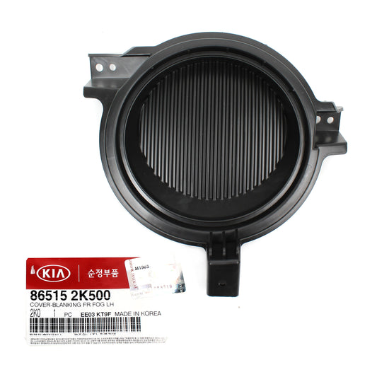 Fog lamp Light Blanking Cover LEFT GENUINE for 2012-2013 KIA SOUL 865152K500
