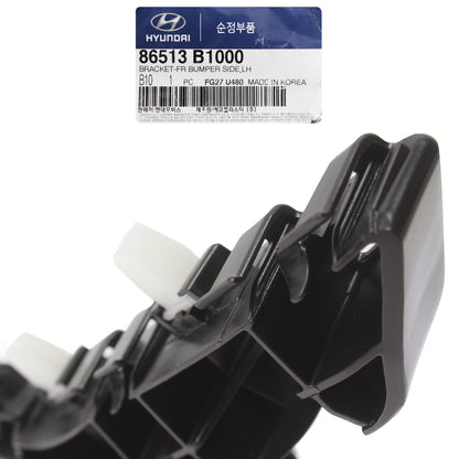 GENUINE Bumper Bracket FRONT DRIVER LH for 15-16 Hyundai GENESIS 86513B1000