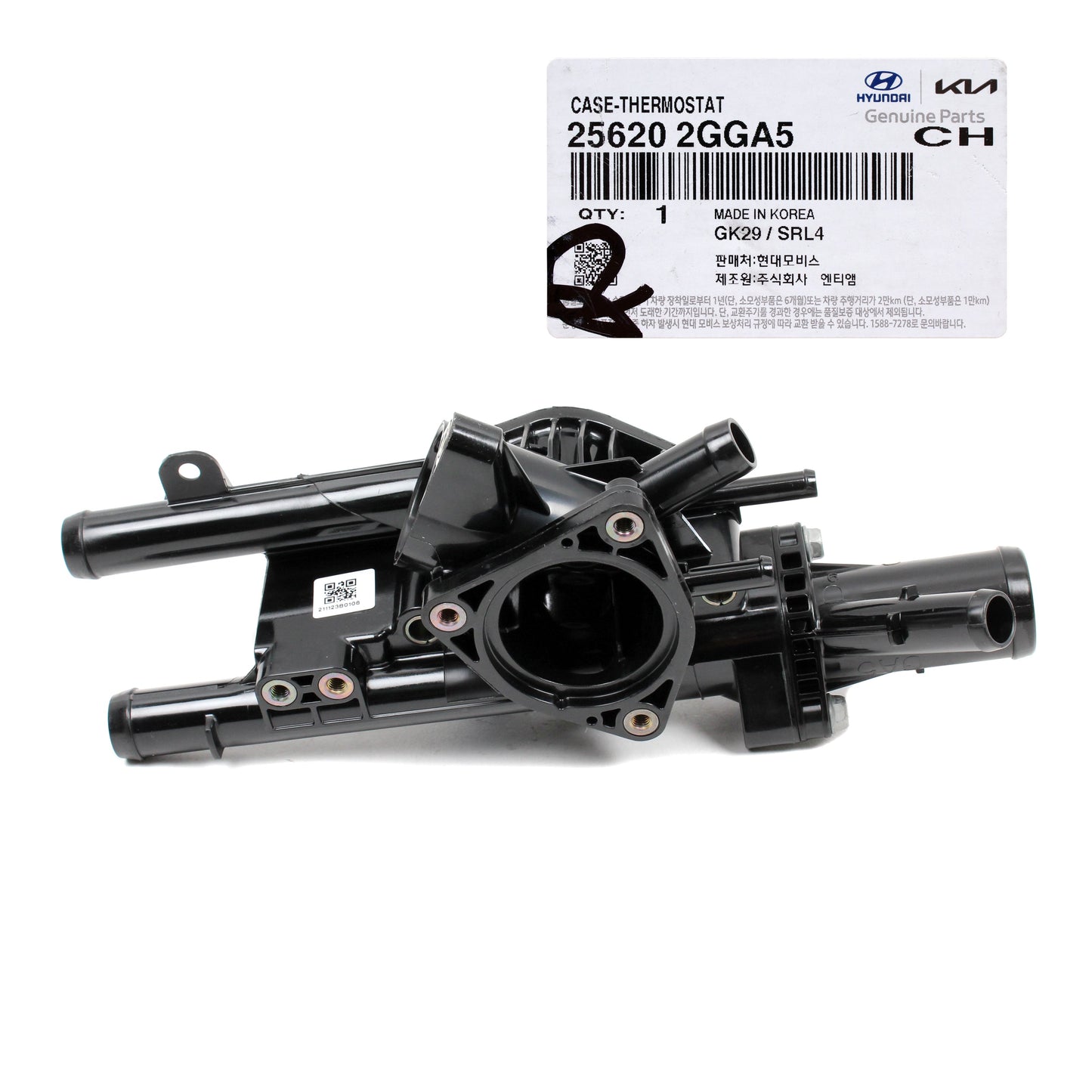 GENUINE Thermostat Housing for 15-20 Santa Fe Sonata Optima 2.4L 256202GGA5