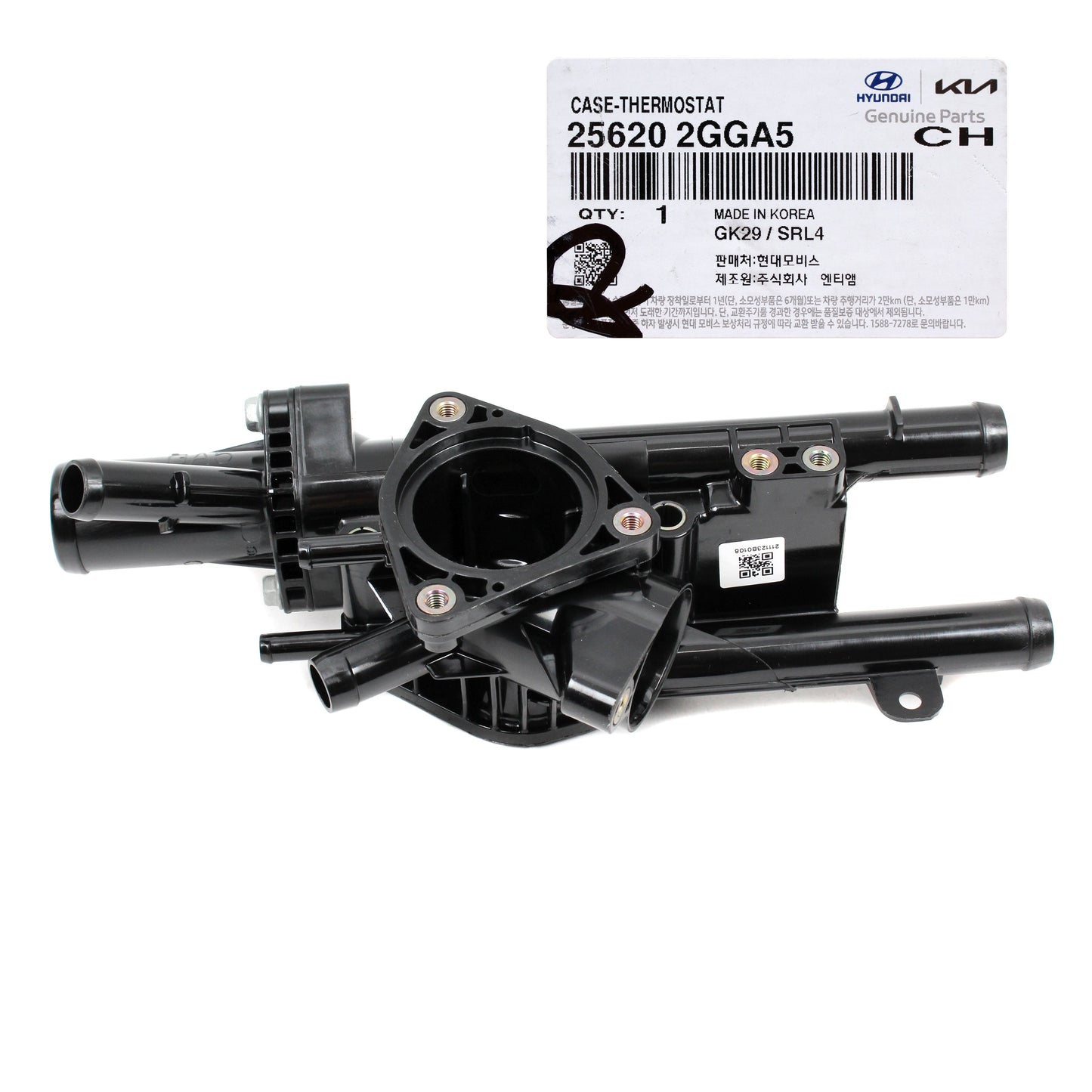 GENUINE Thermostat Housing for 15-20 Santa Fe Sonata Optima 2.4L 256202GGA5