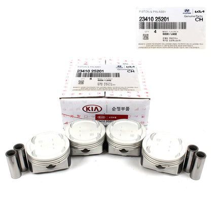 GENUINE Engine Piston w/ Rings STD for 2006-2013 Hyundai Kia 2.4L OEM 2341025201