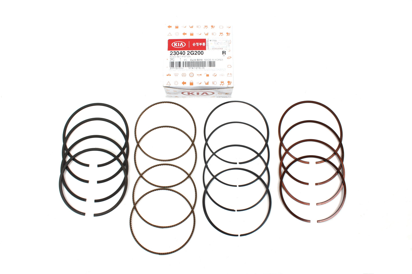GENUINE Engine Piston w/ Rings STD for 2006-2013 Hyundai Kia 2.4L OEM 2341025201