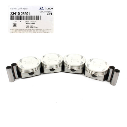 GENUINE Engine Piston w/ Rings STD for 2006-2013 Hyundai Kia 2.4L OEM 2341025201