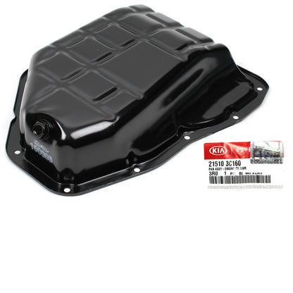 GENUINE Engine Oil Pan Lower for 10-16 Hyundai Kia 3.3L 3.5L 3.8L OEM 215103C160