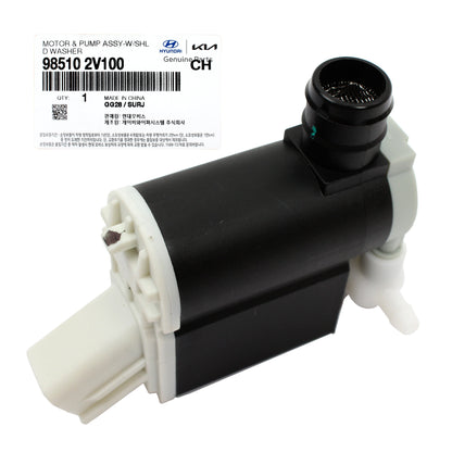 OEM Washer Pump & Grommet for 05-19 Santa Fe Veloster Sedona Sportage 985102V100