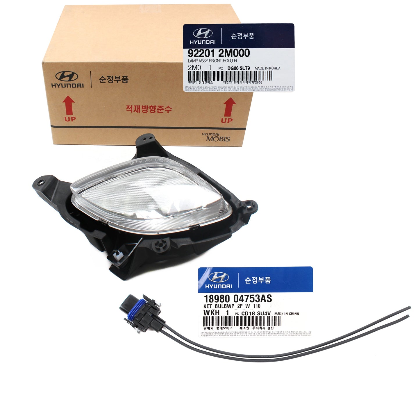 GENUINE Fog Light lamp LEFT for 10-12 Hyundai Genesis Coupe OEM 922012M000