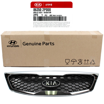 GENUINE Radiator Grille Chrome Front for 11-13 Kia Sorento OEM 863502P000